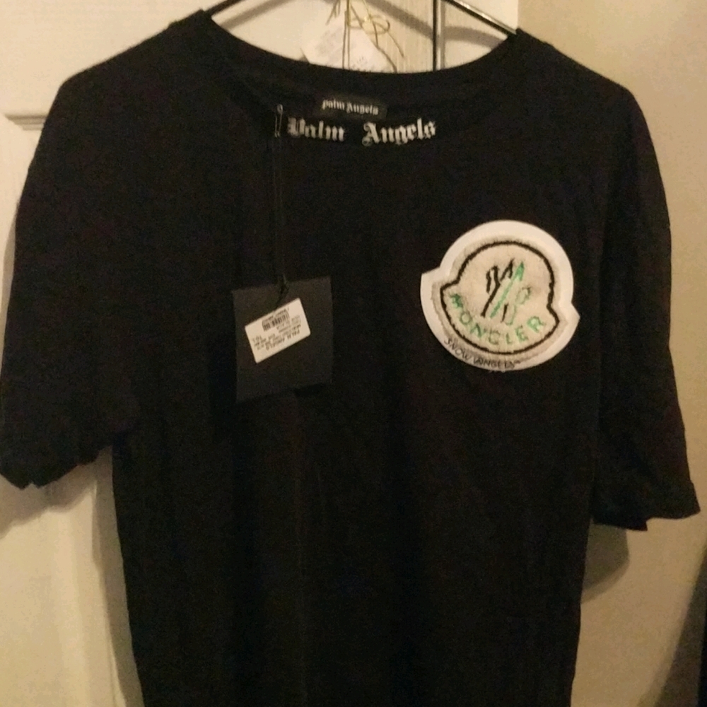 Large Palm Angels x Moncler tshirt